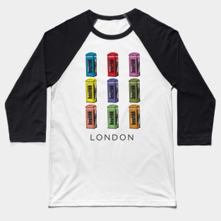 Now You&#39;re Talking in a Red London Telephone Box Baseball T-Shirt